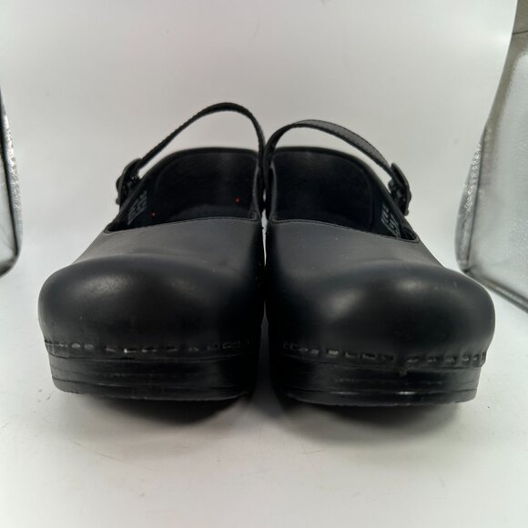Dansko ladies Betty Leather Mary Jane Pumps 40 black heels 10-10.5 witch core - Picture 7 of 13